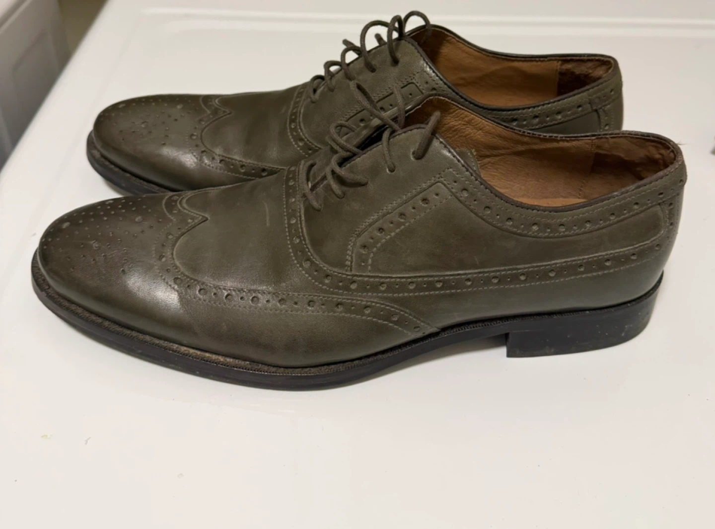 Johnston & Murphy Men's Wingtip Oxfords Sz 11 - photo 2