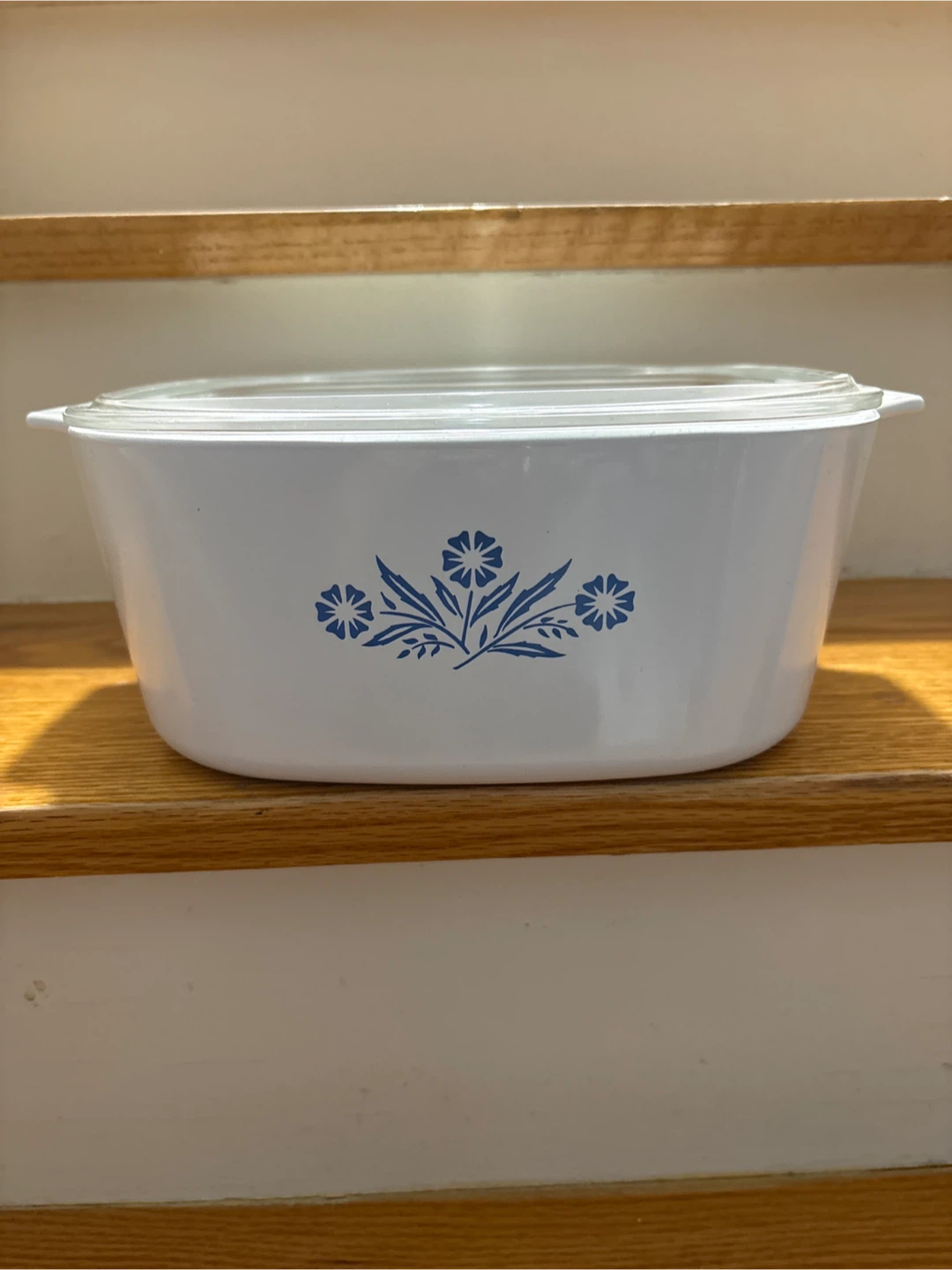 CorningWare Blue Cornflower Casserole Dish with Lid