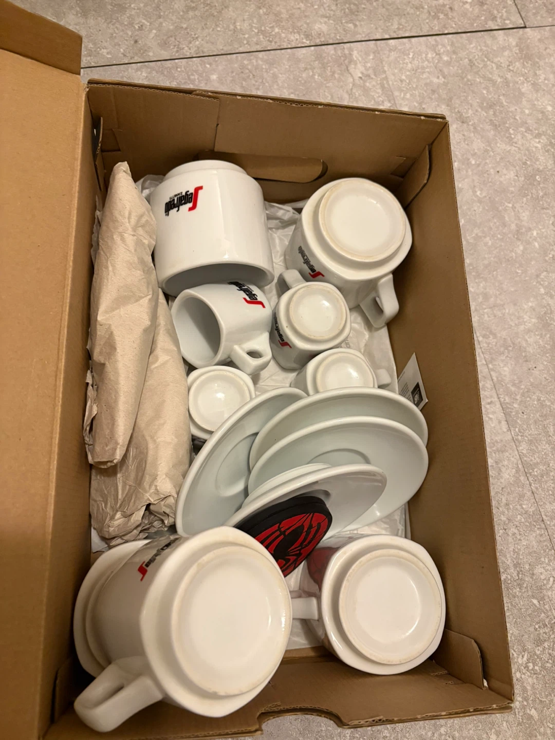 Segafredo Espresso Cups and Saucers Set