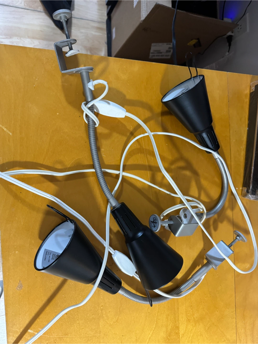 IKEA Black Desk Lamp with Gooseneck Arm - photo 3