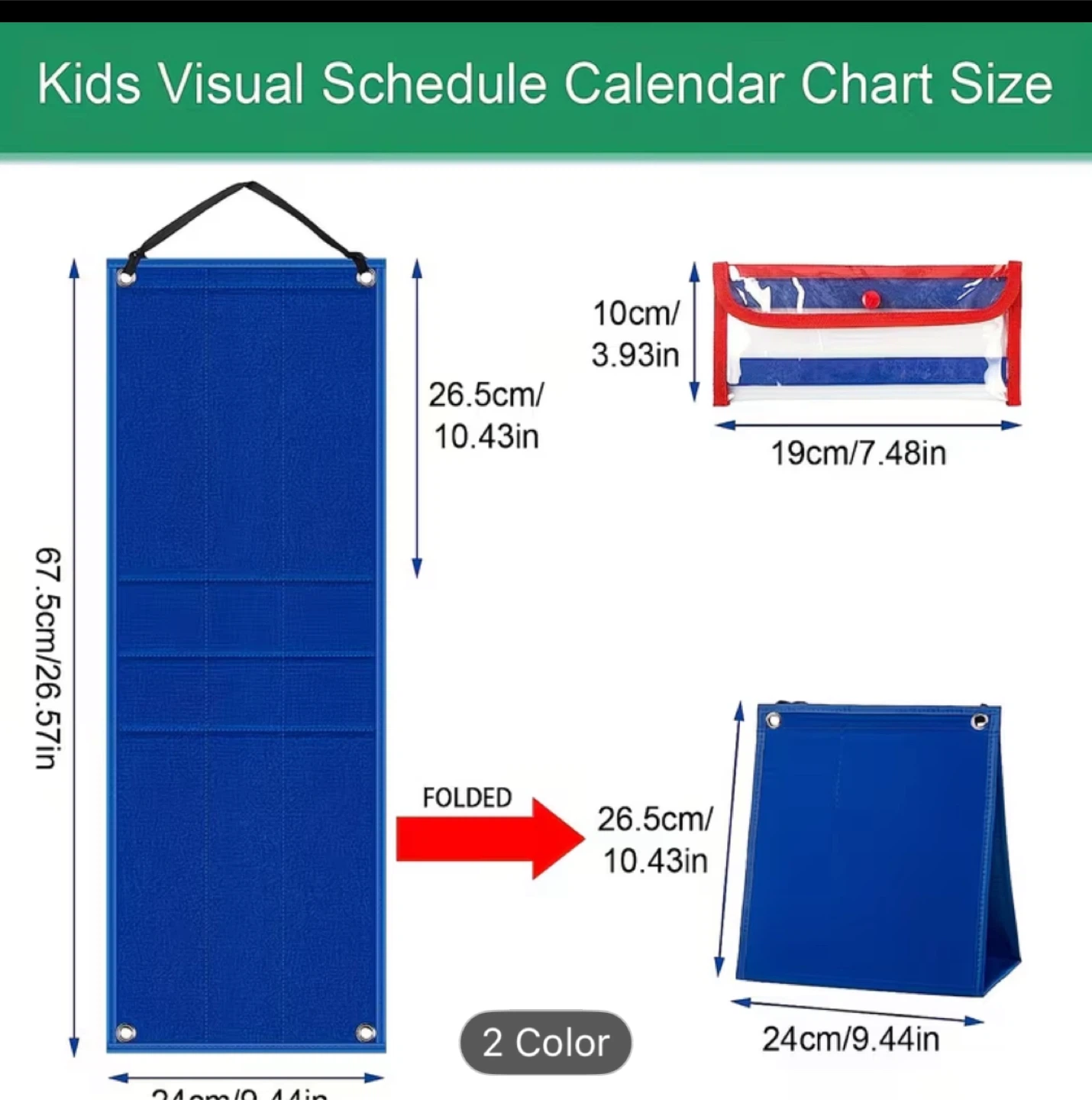 Kids Visual Schedule Calendar Chart - photo 3