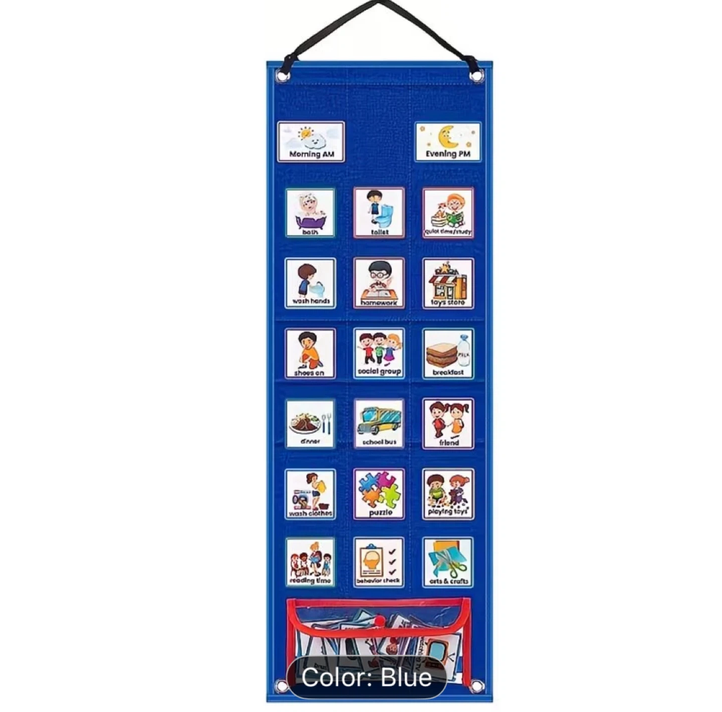 Kids Visual Schedule Calendar Chart