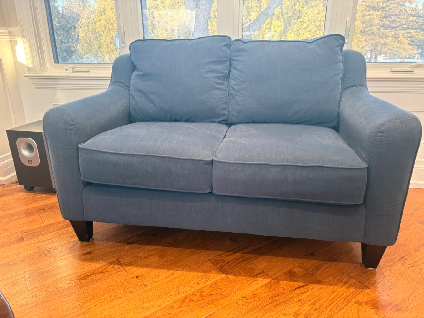 LA-Z-BOY Blue Loveseat Sofa - photo 2