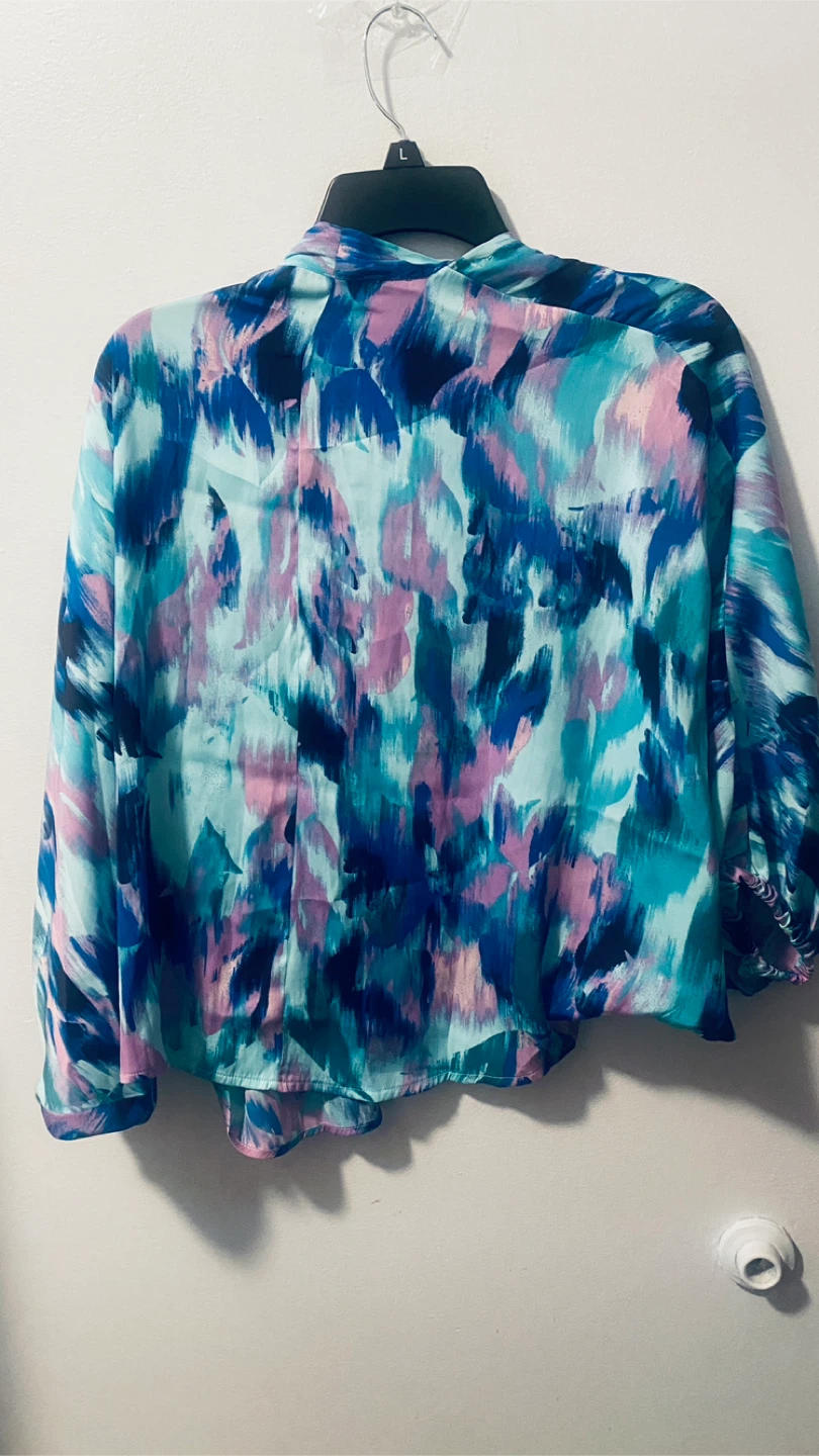 Shibori print cardigan XXS new without tags - photo 3