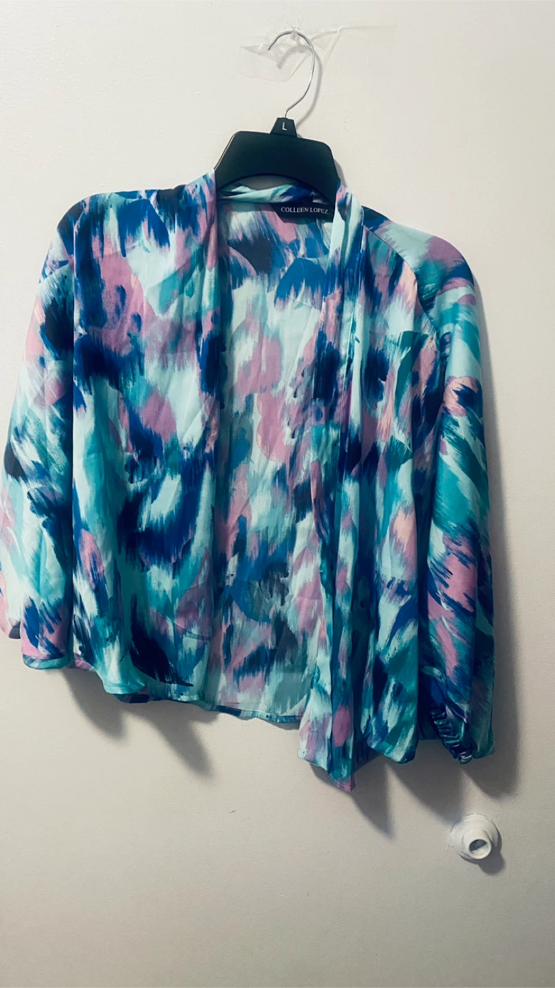 Shibori print cardigan XXS new without tags - photo 4