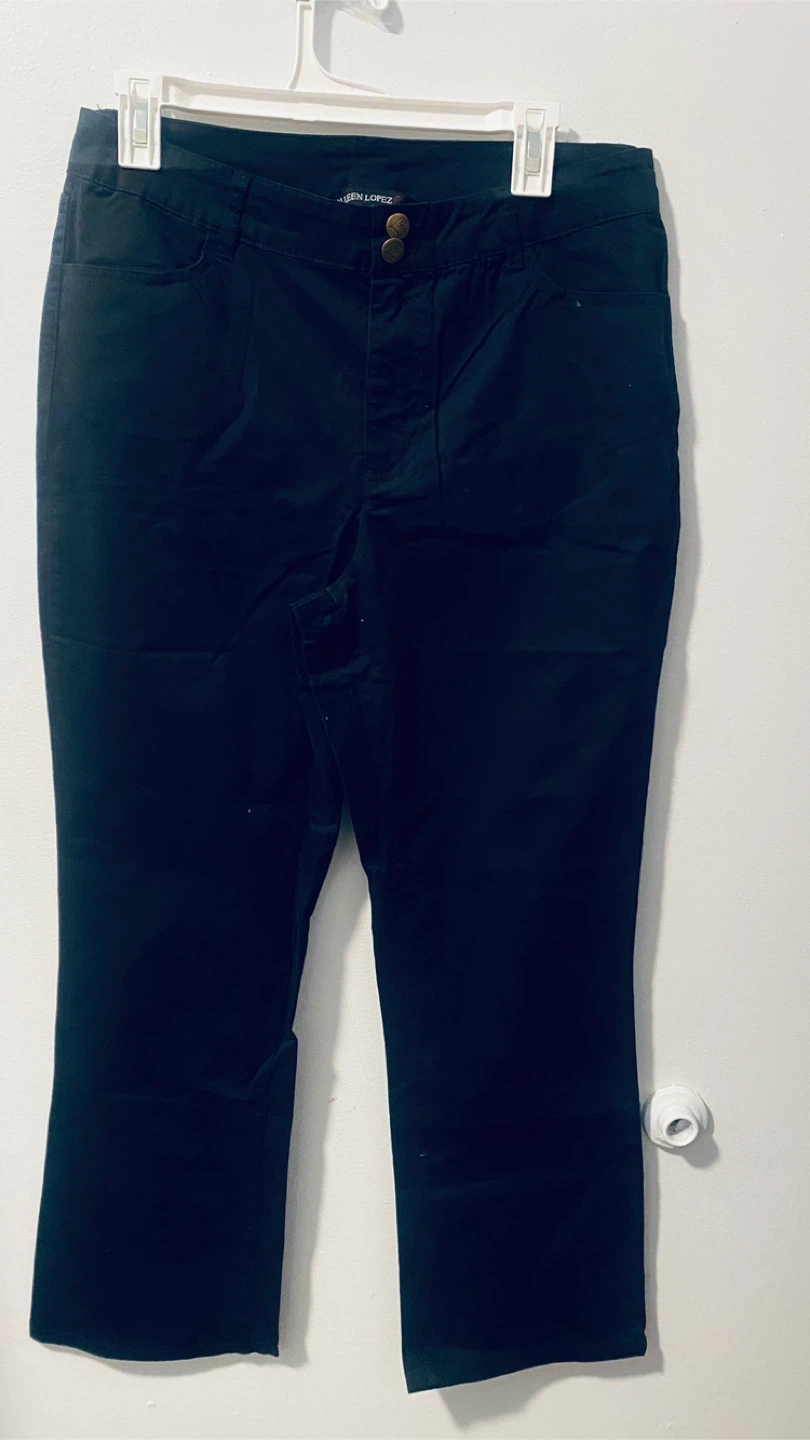 Twill ladies size 12 black pants
