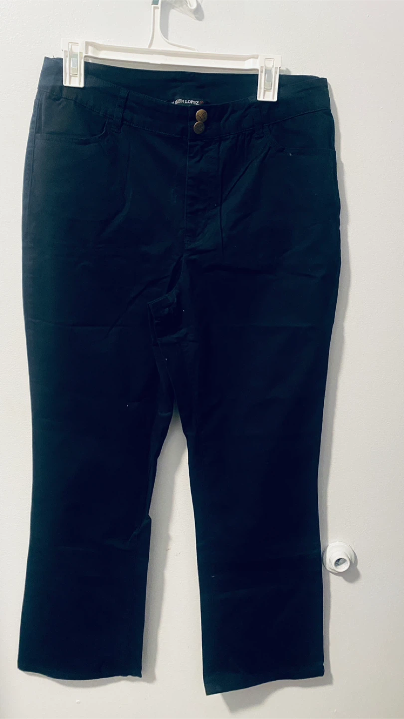 Twill ladies size 12 black pants - photo 2
