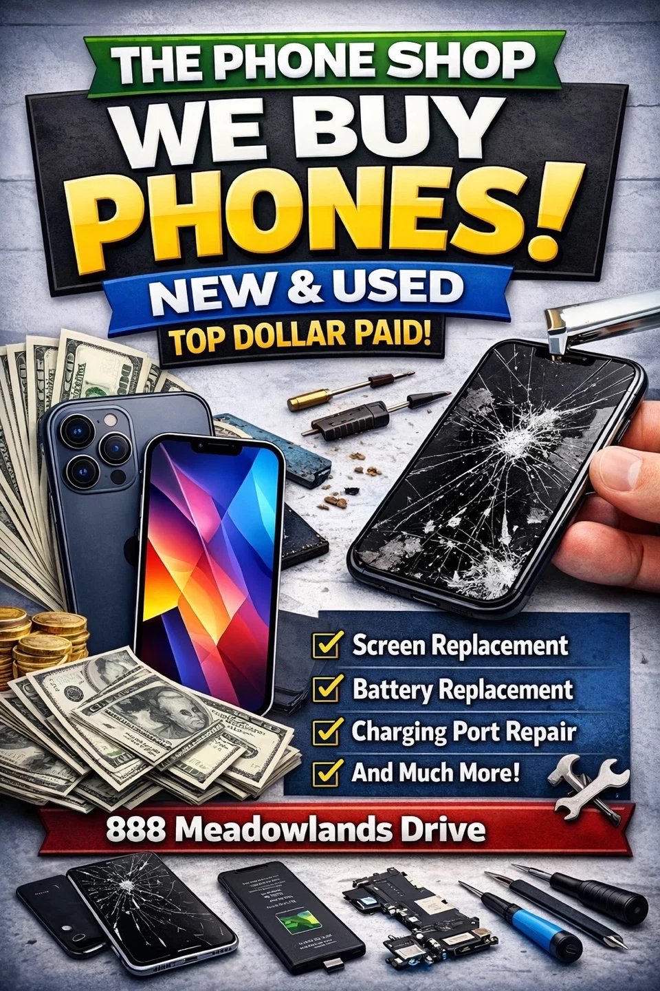 We Buy New & Used Phones!