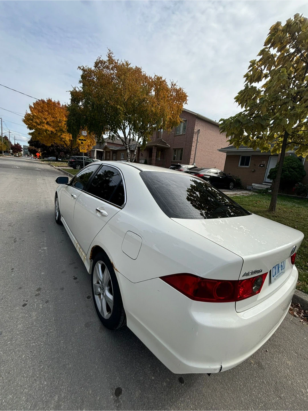 White Acura TSX Sedan - photo 3