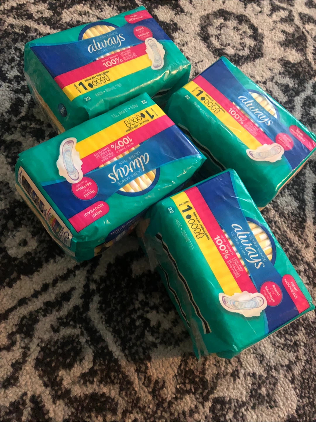 Always Ultra Thin Pads (4 Packs)
