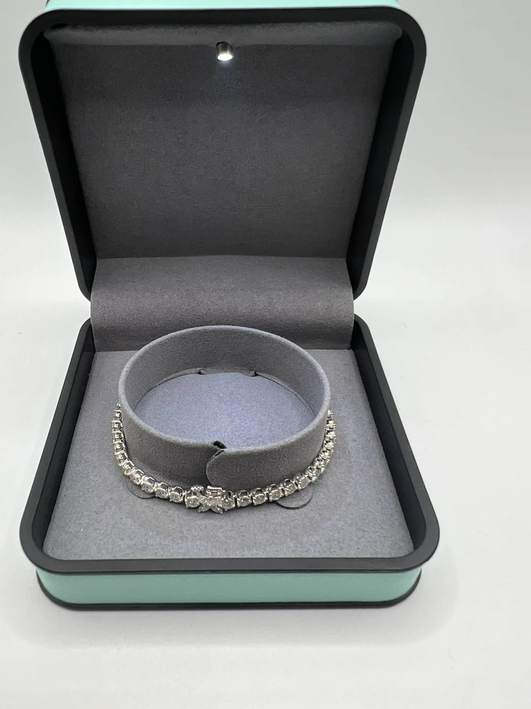 3 mm Moissanite 925 Sterling Silver Tennis bracelet - photo 3