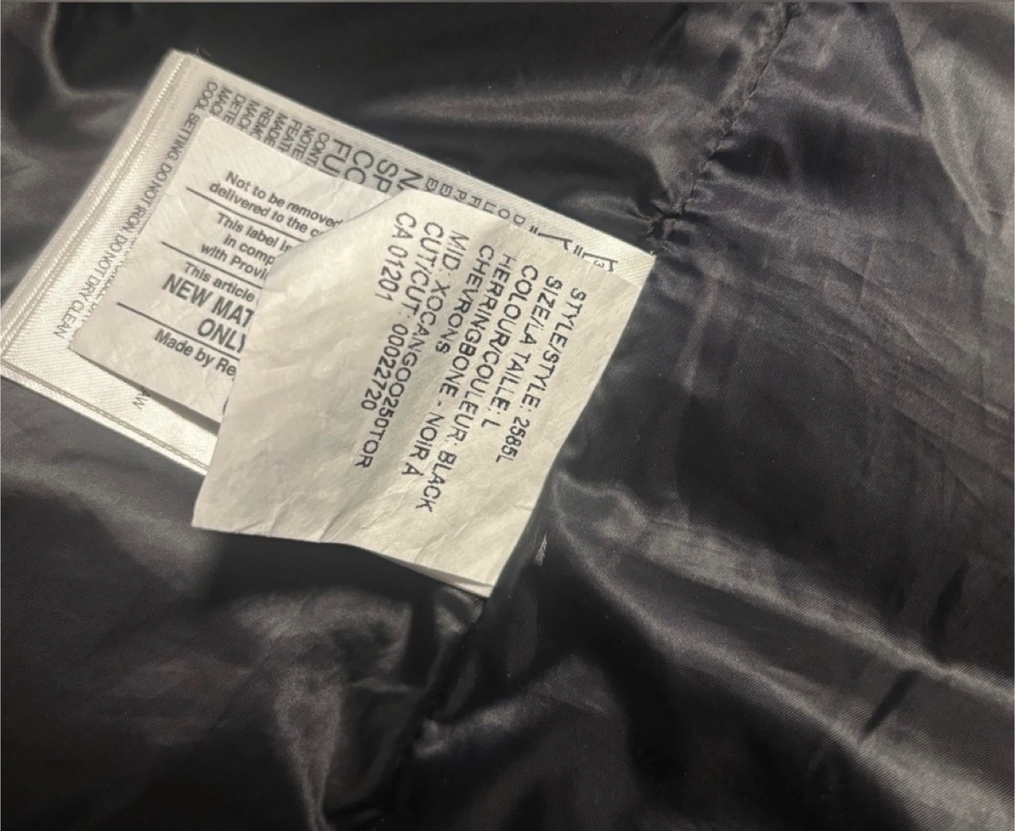 Canada Goose Black Mid-Length Down Parka - Size L - photo 4