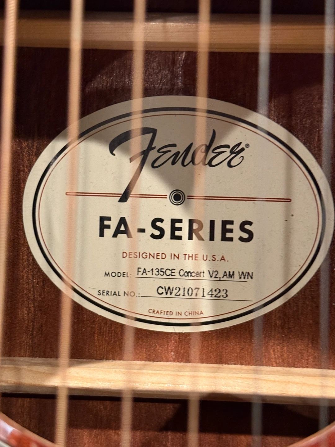 Acoustic Guitar Fender - photo 2