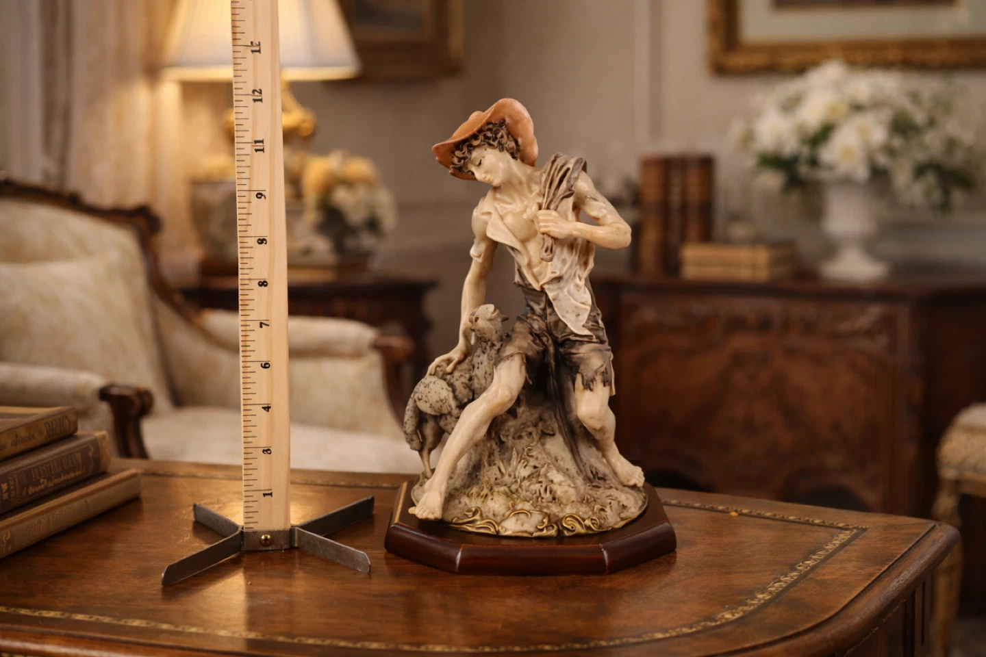 Giuseppe Armani Signed Shepherd & Lamb Fig