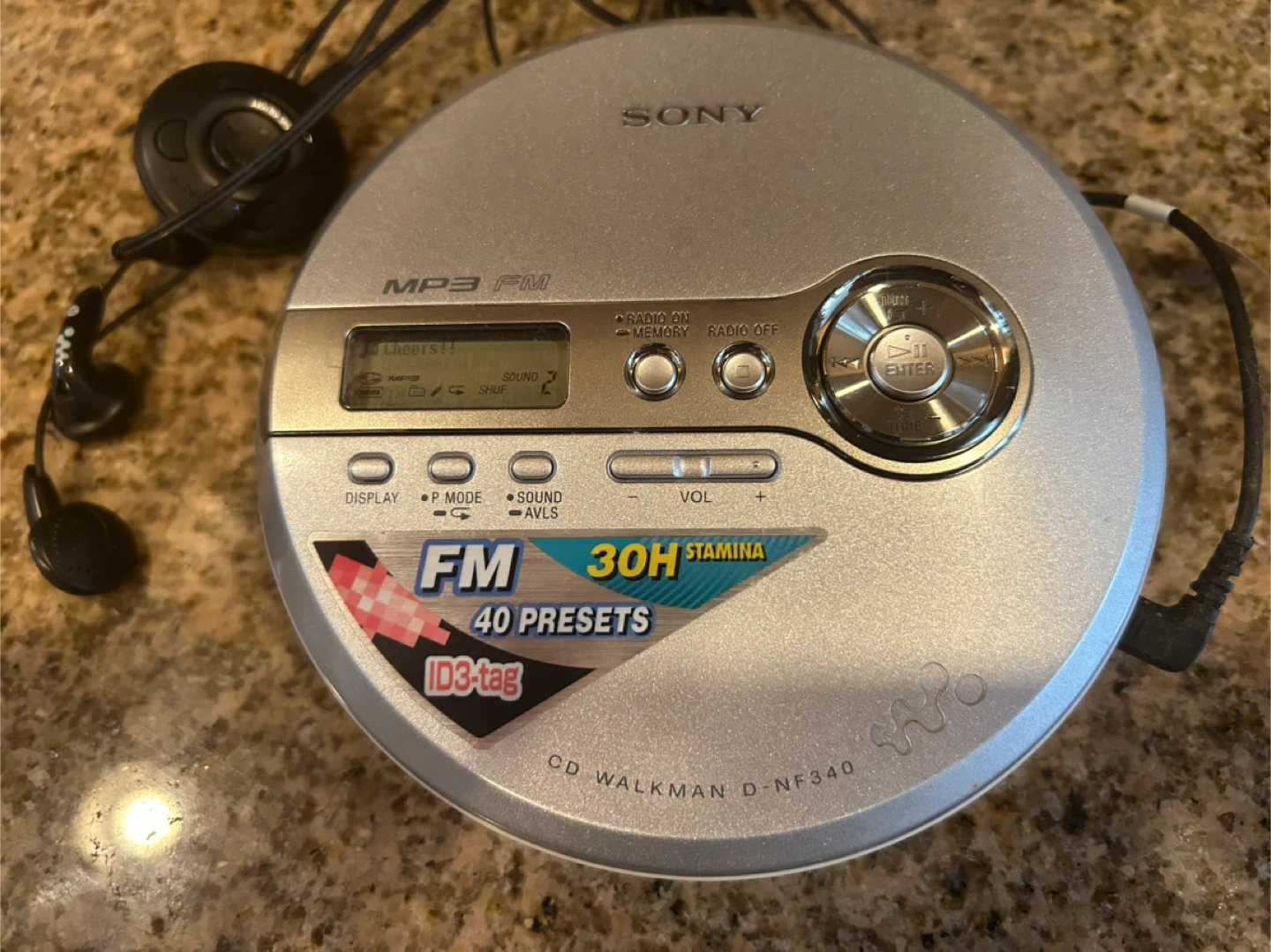 Sony CD Walkman MP3 Player D-NF340