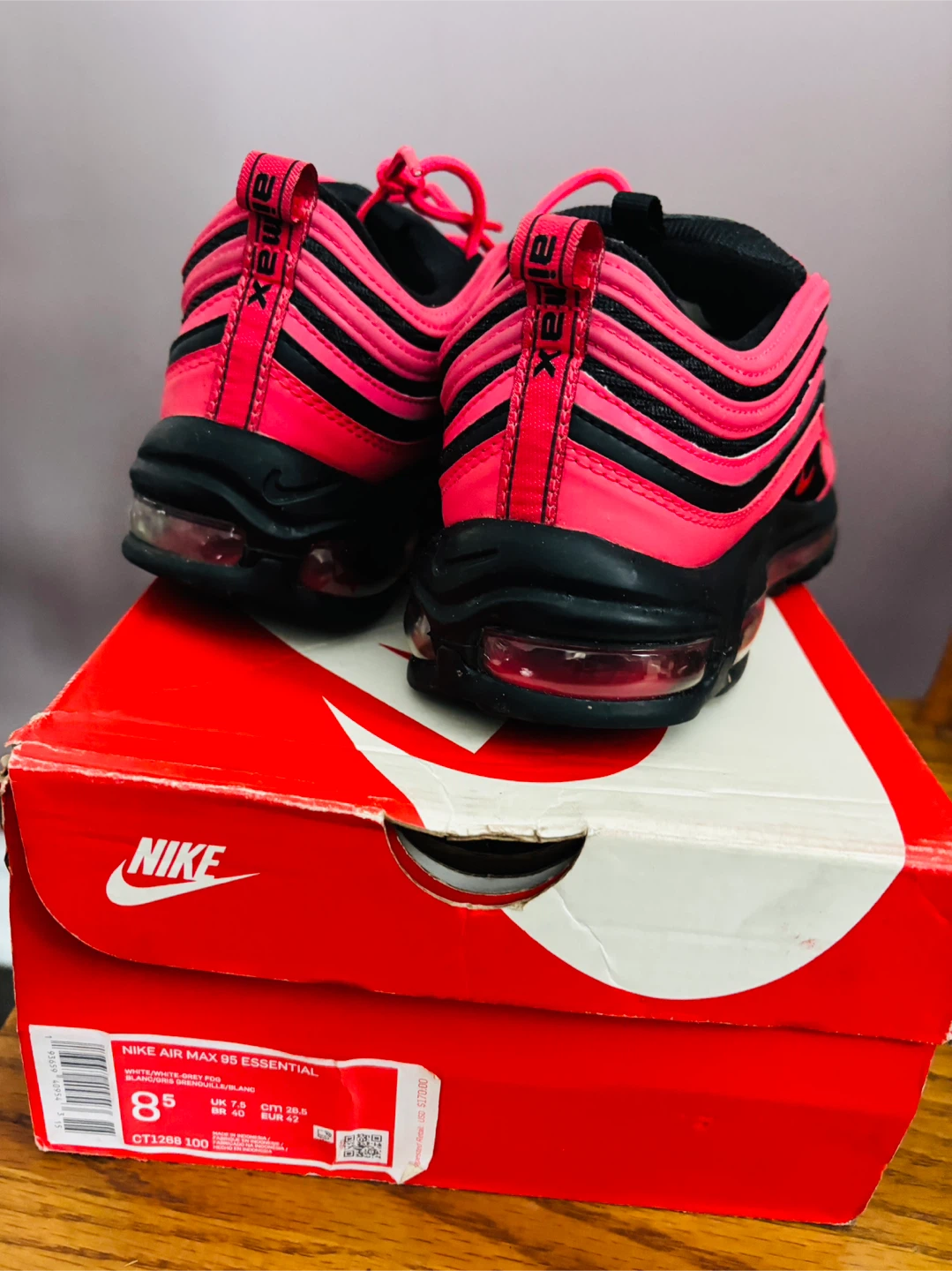 Nike Air Max 95 Essential Sneakers - Size 8.5 - photo 2