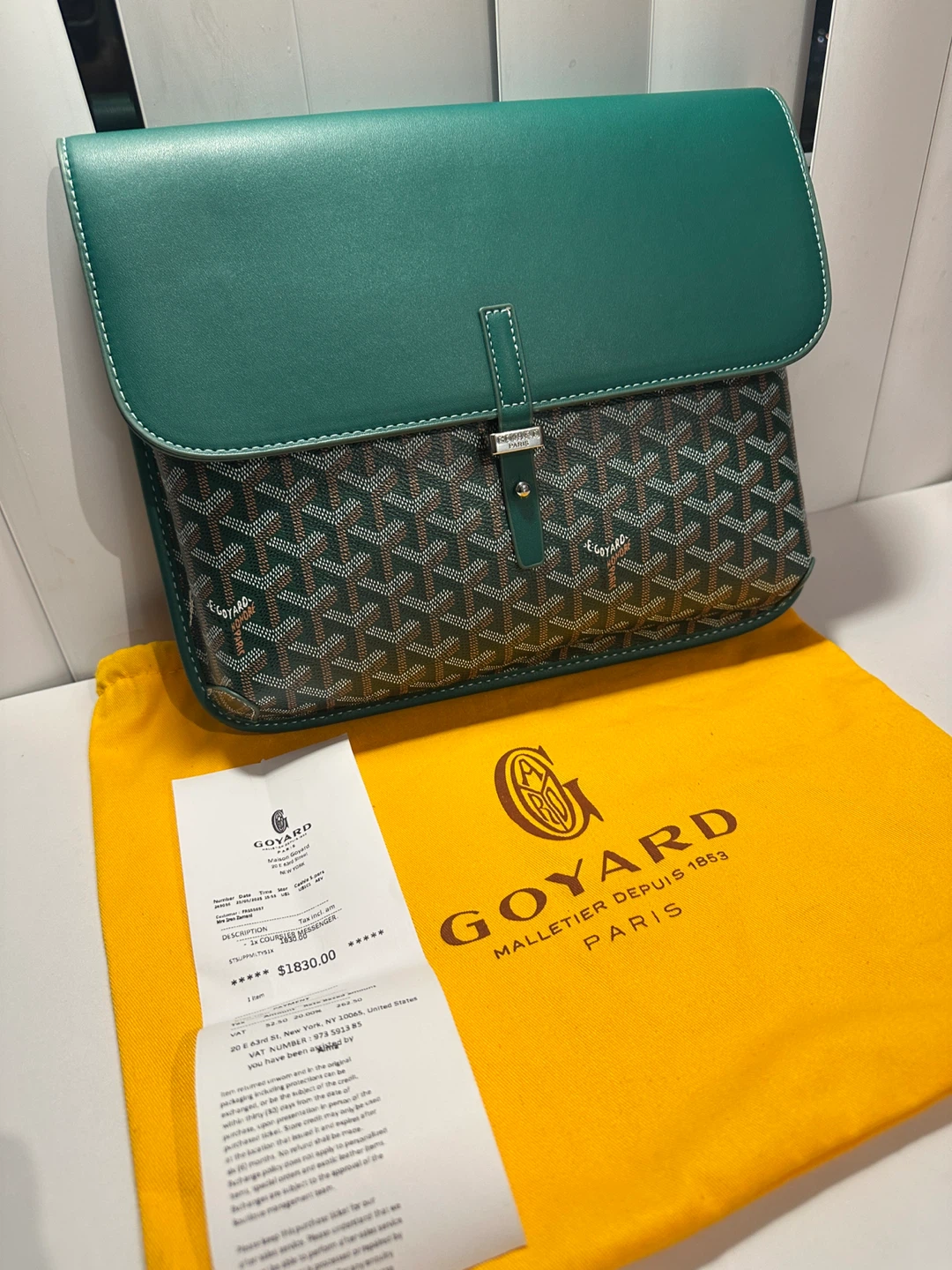 Goyard Green Messenger Bag - photo 2