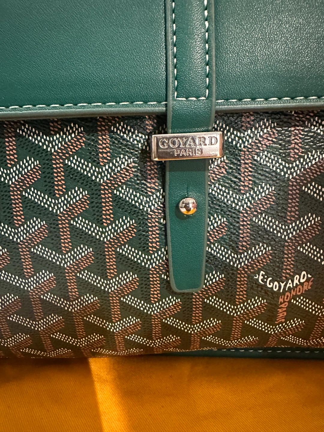 Goyard Green Messenger Bag - photo 3