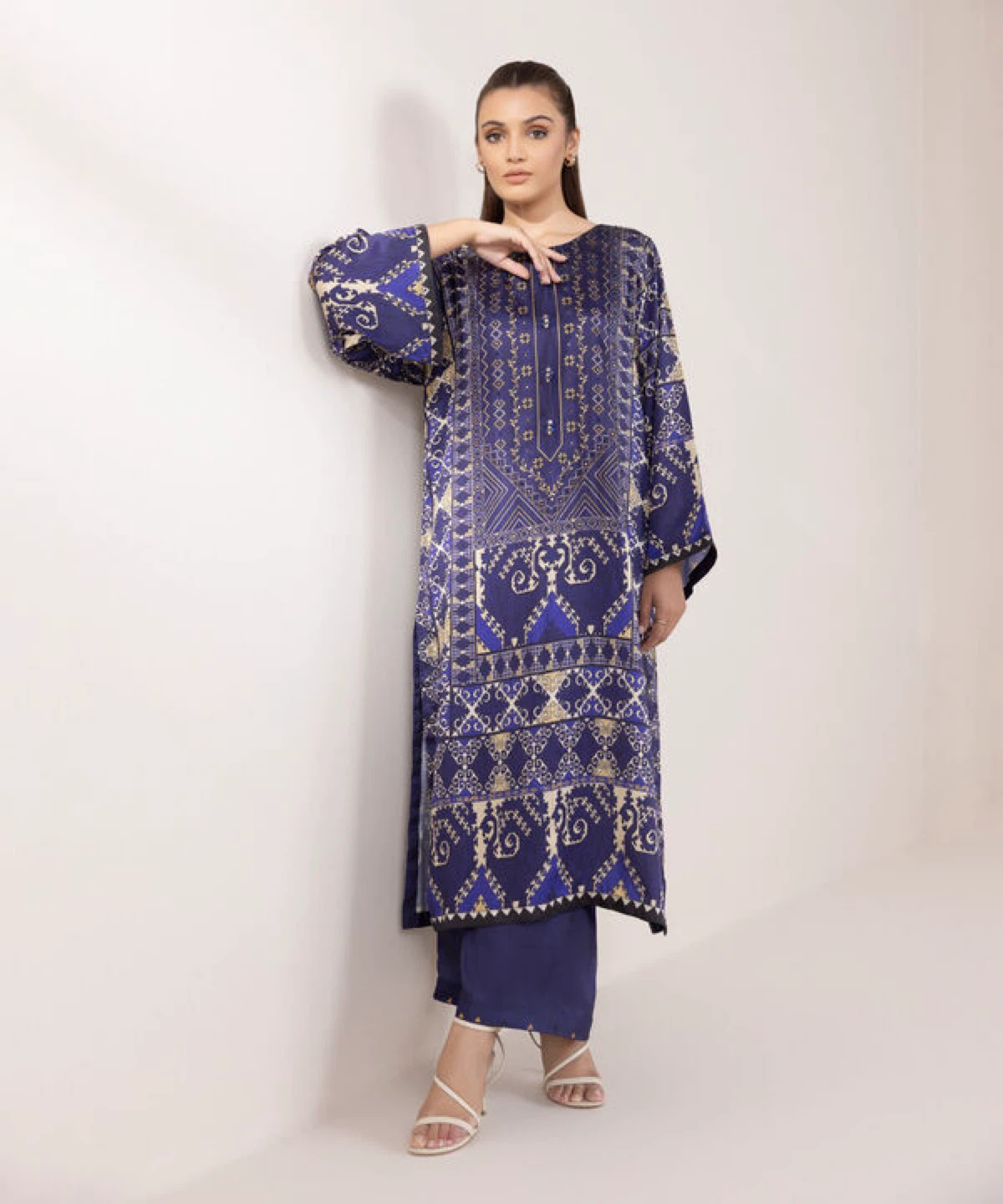 New Sapphire silk shirt Sma