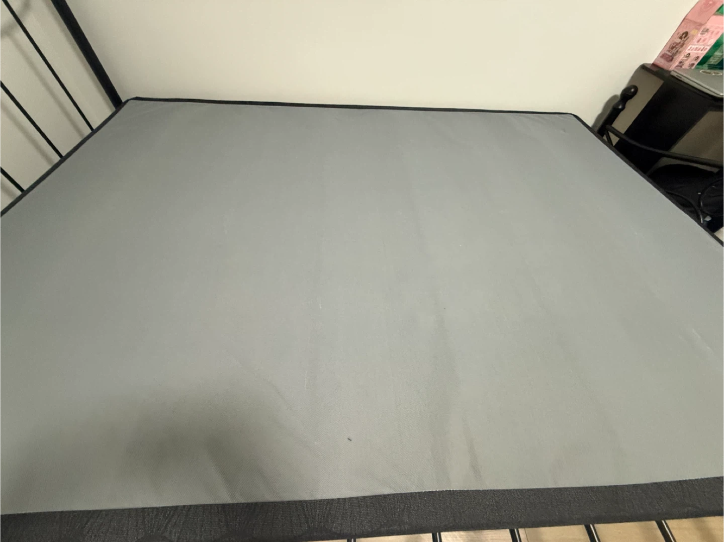 Grey Box Spring full Size - photo 3