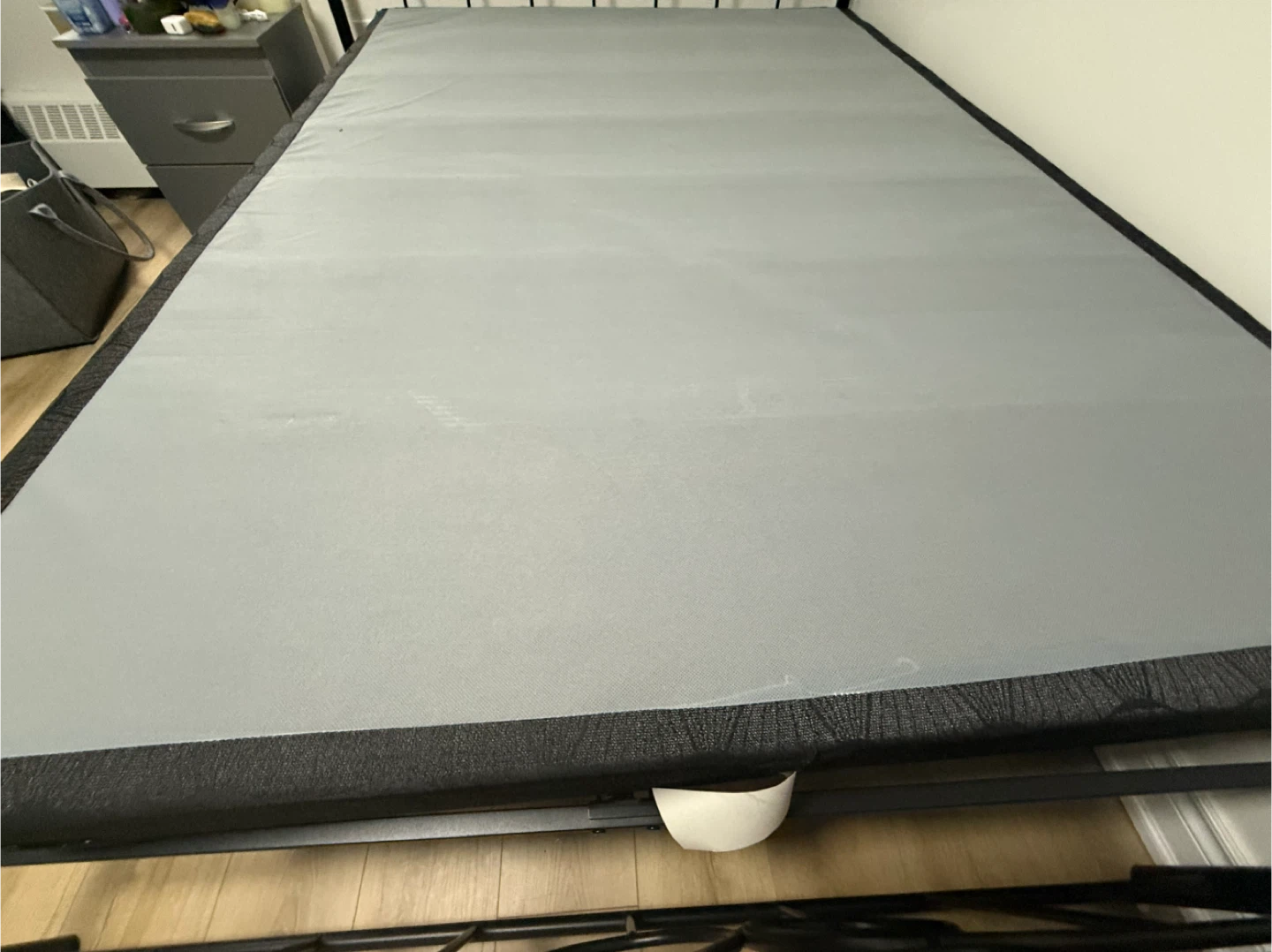 Grey Box Spring full Size - photo 2