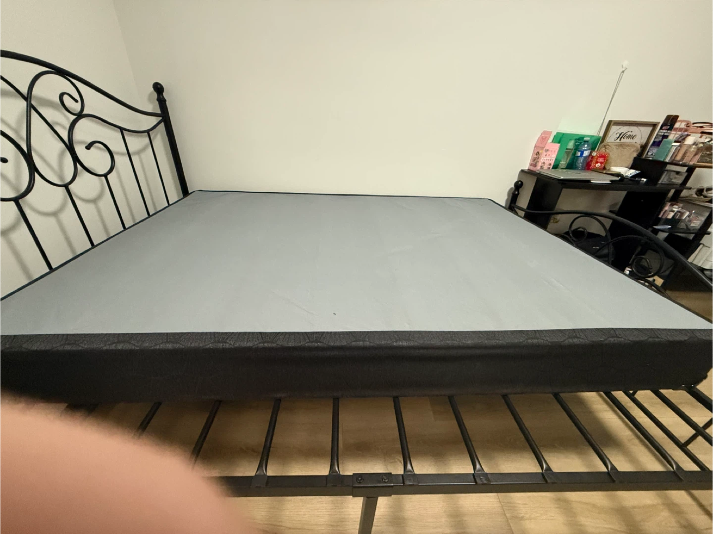 Grey Box Spring full Size