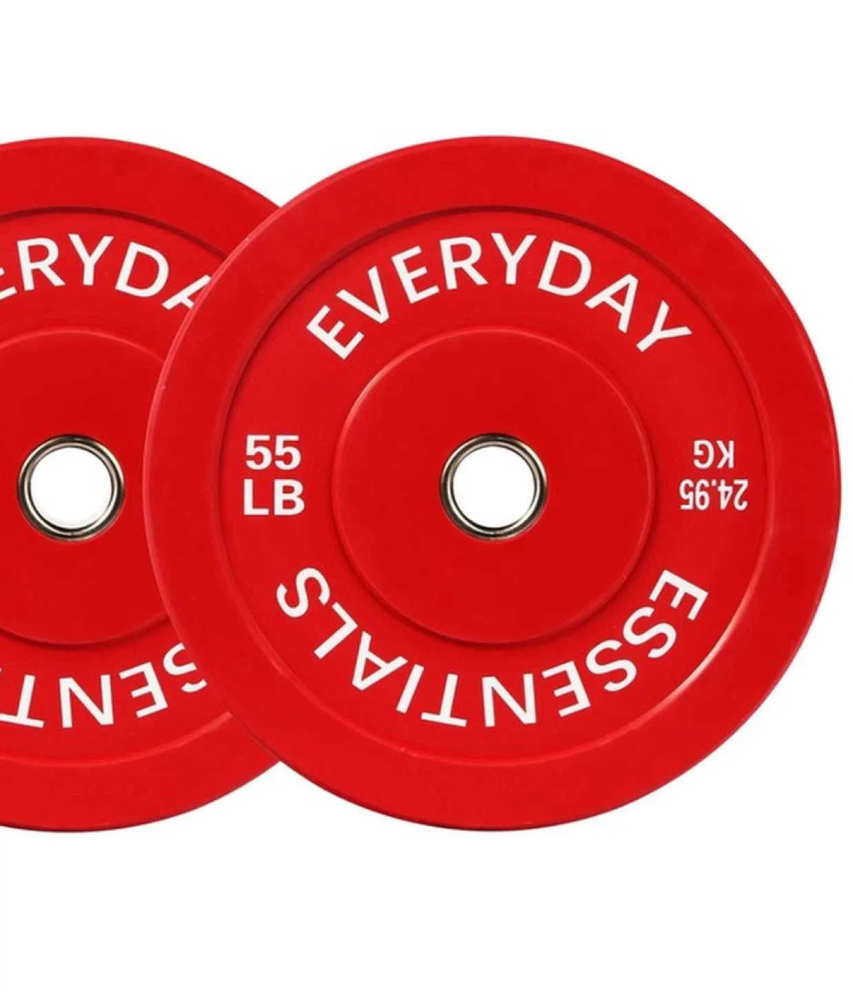 Everyday Essentials Red Weight Plates (24.95 KG / 55 LB) - photo 4