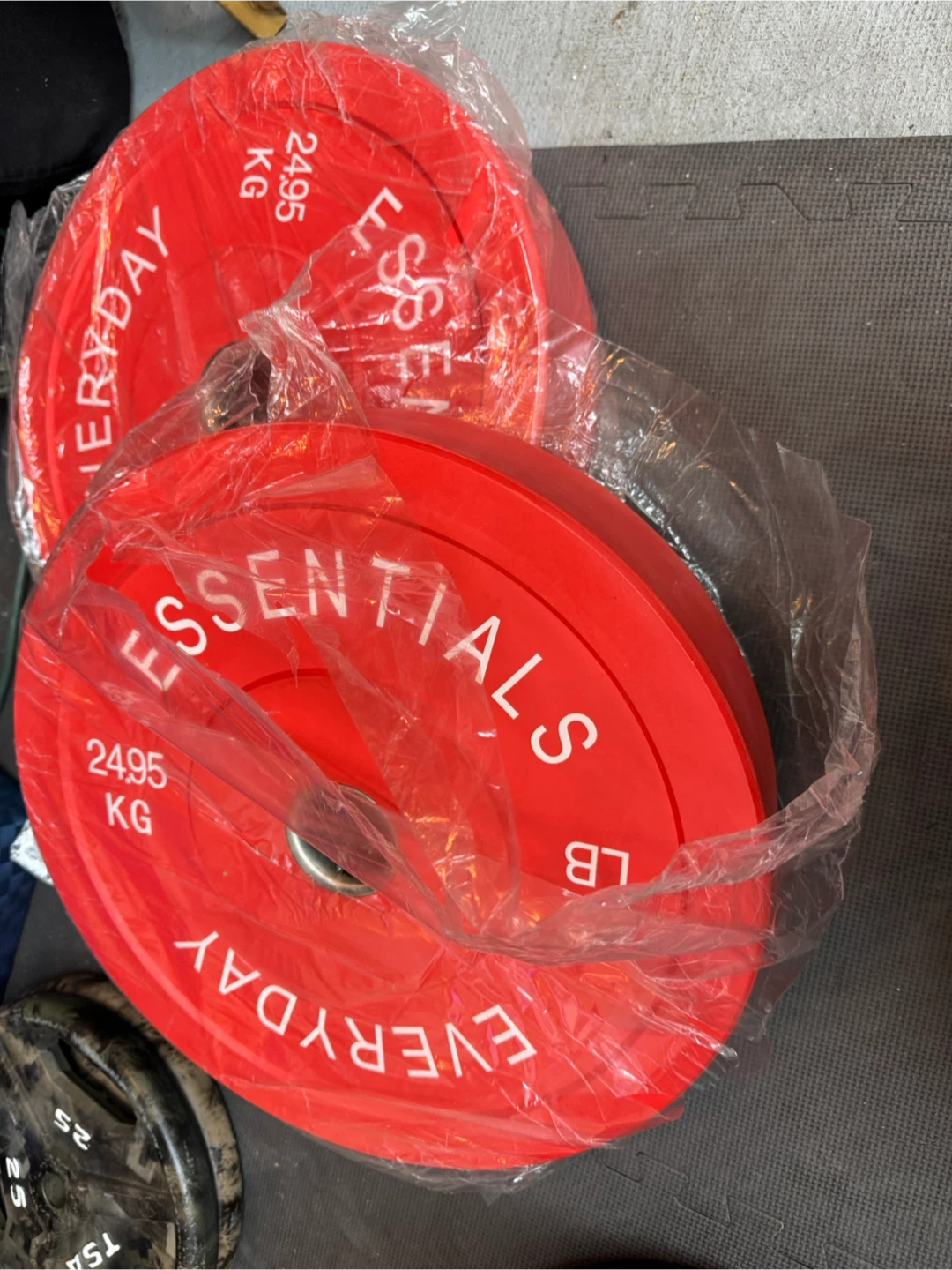 Everyday Essentials Red Weight Plates (24.95 KG / 55 LB)