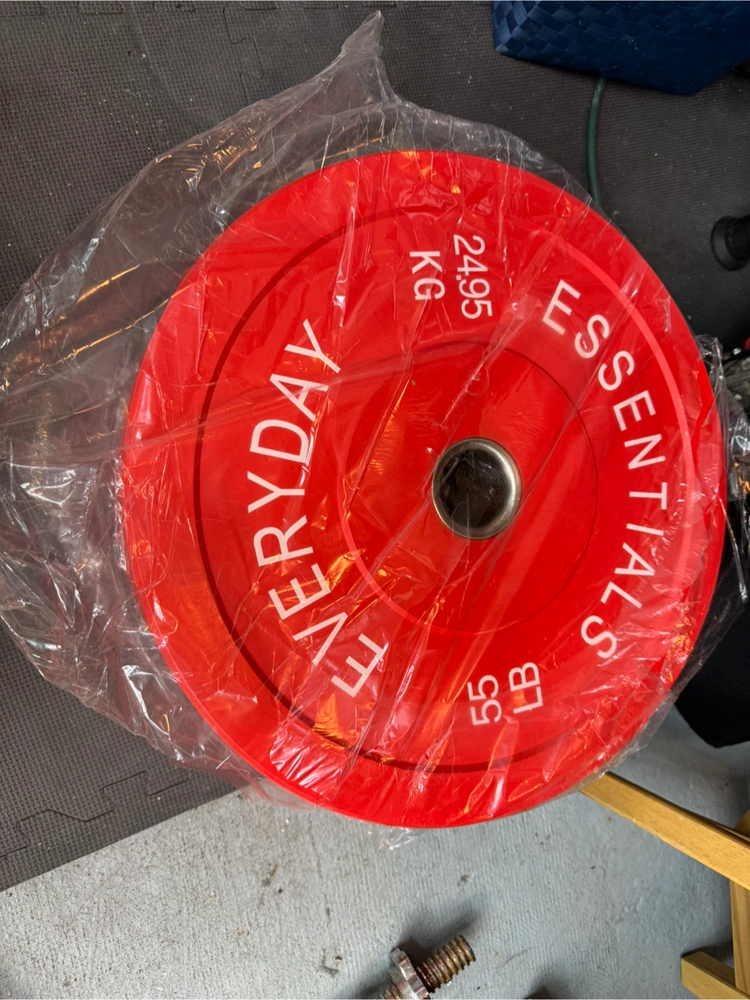 Everyday Essentials Red Weight Plates (24.95 KG / 55 LB) - photo 2