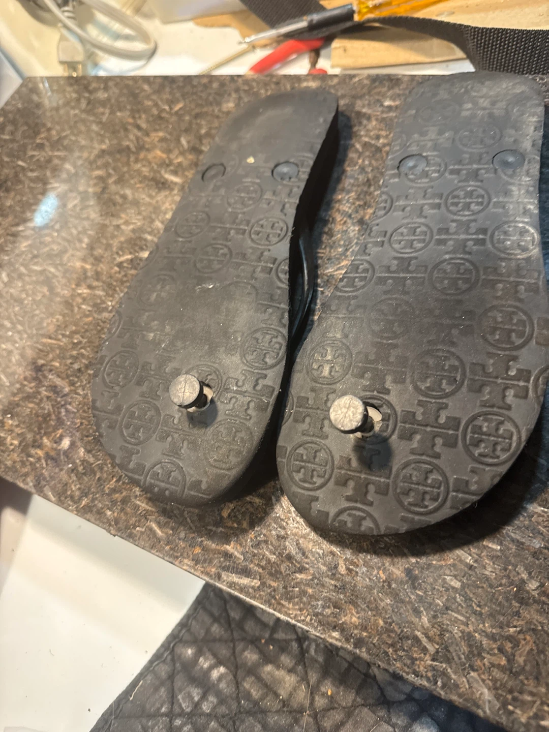 Tory Burch Black Flip Flops - photo 2