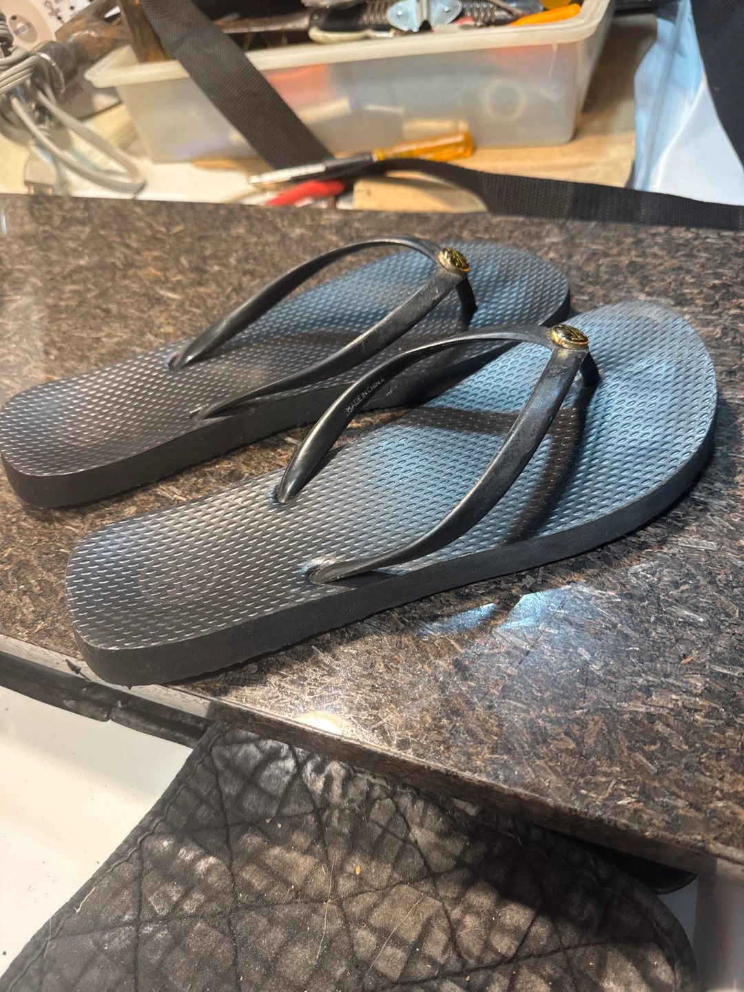 Tory Burch Black Flip Flops - photo 3