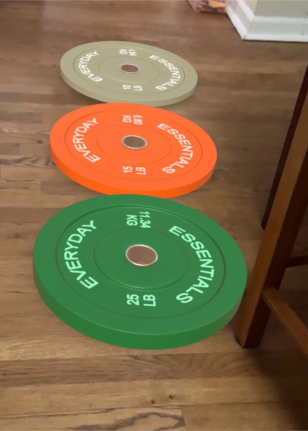 Everyday Essentials 100LB Weight Plates Set - photo 2