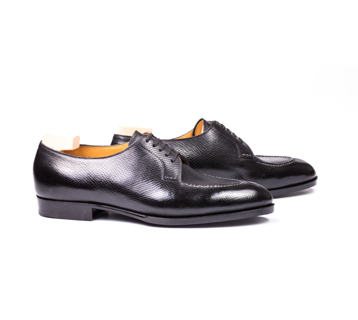 Men's Black Leather Dress Shoes - photo 4