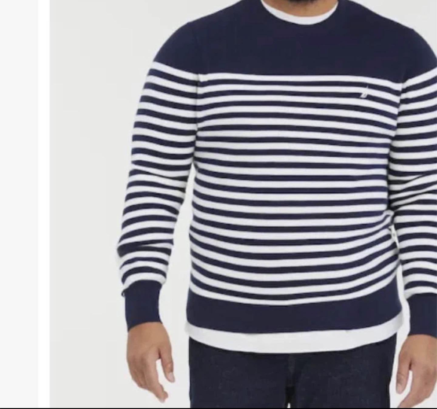 Nautica Men's Striped Sweater