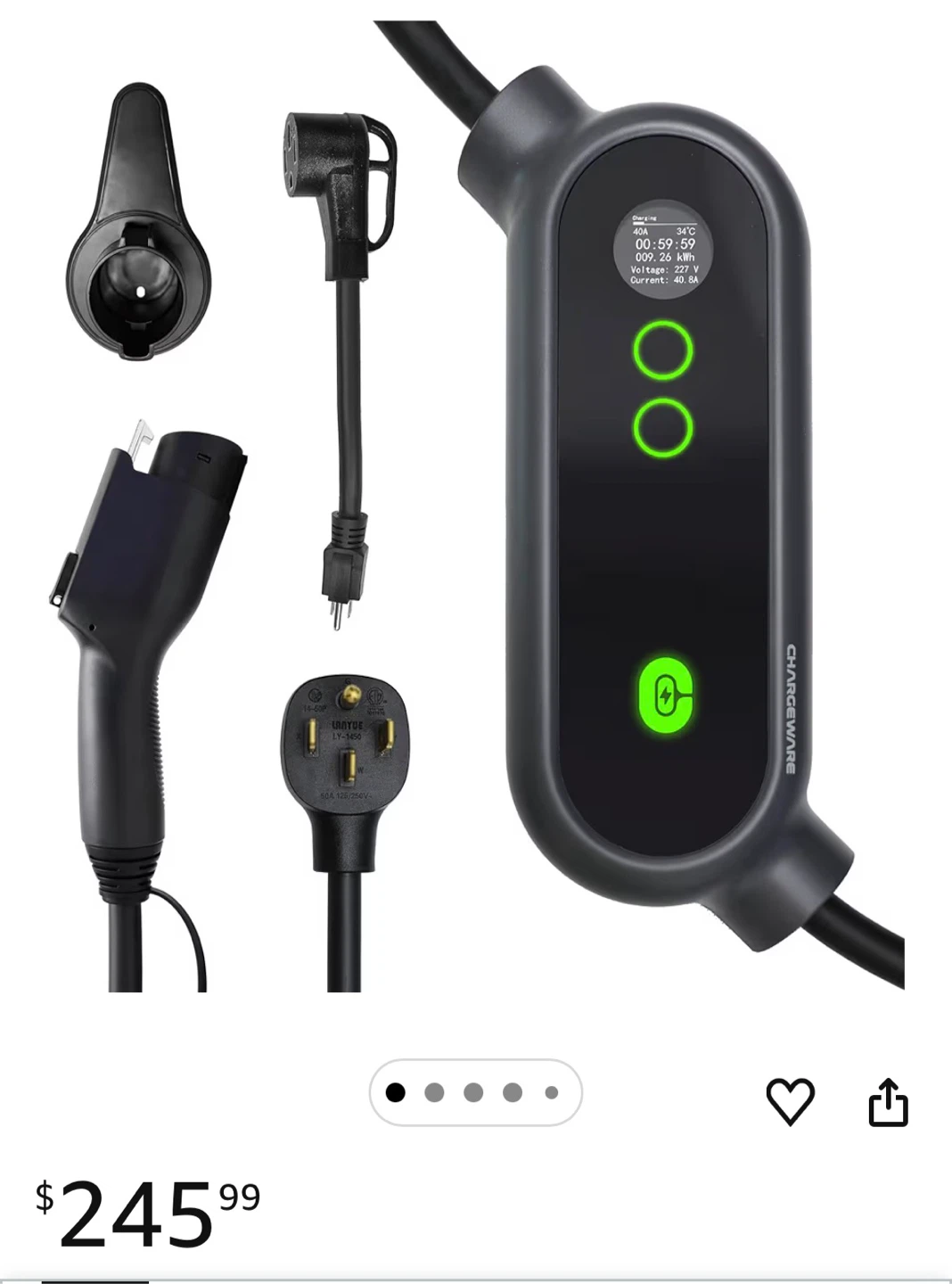 ChargeWare Level 2 AC EV Charger T Series