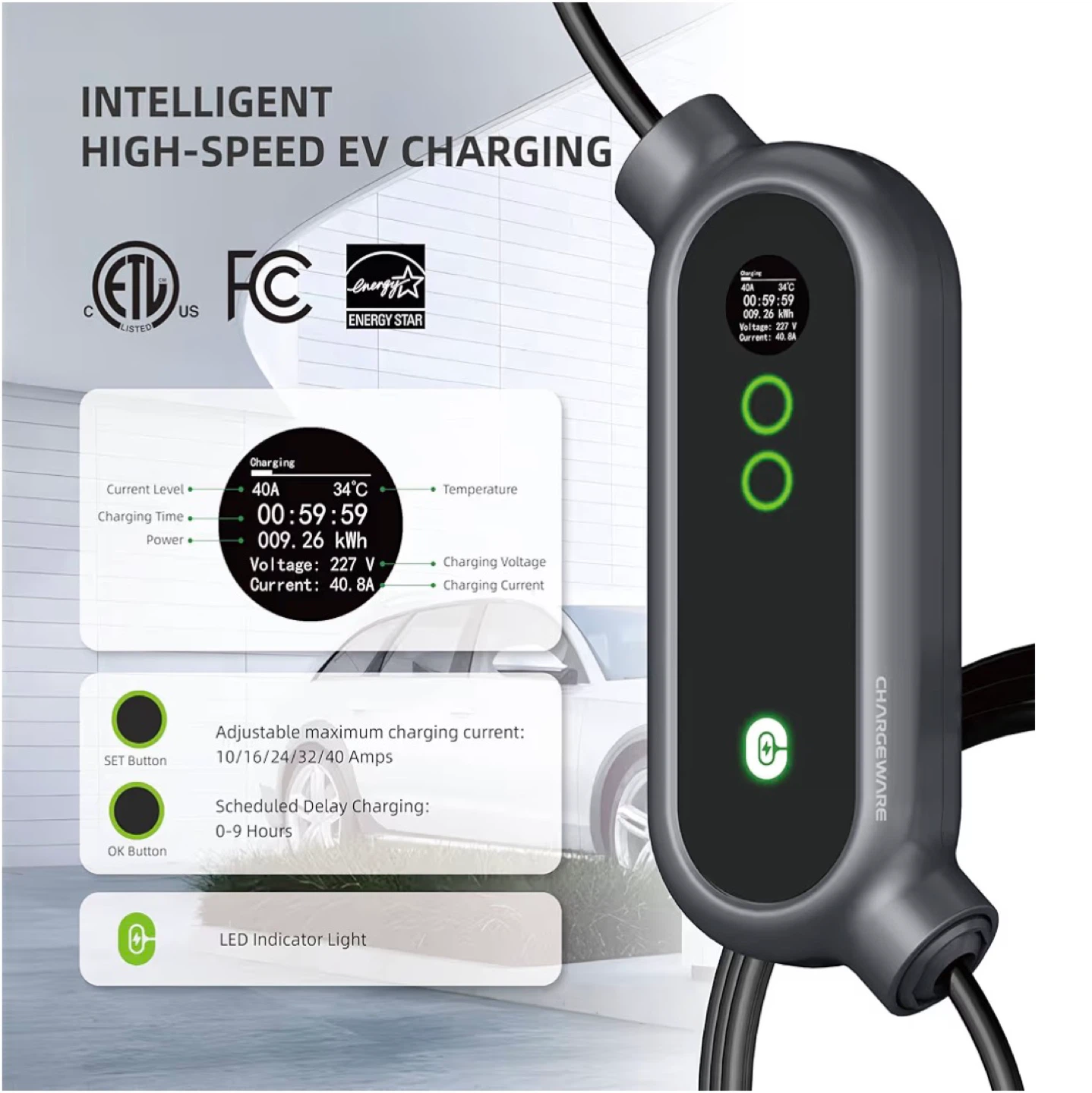 ChargeWare Level 2 AC EV Charger T Series - photo 5