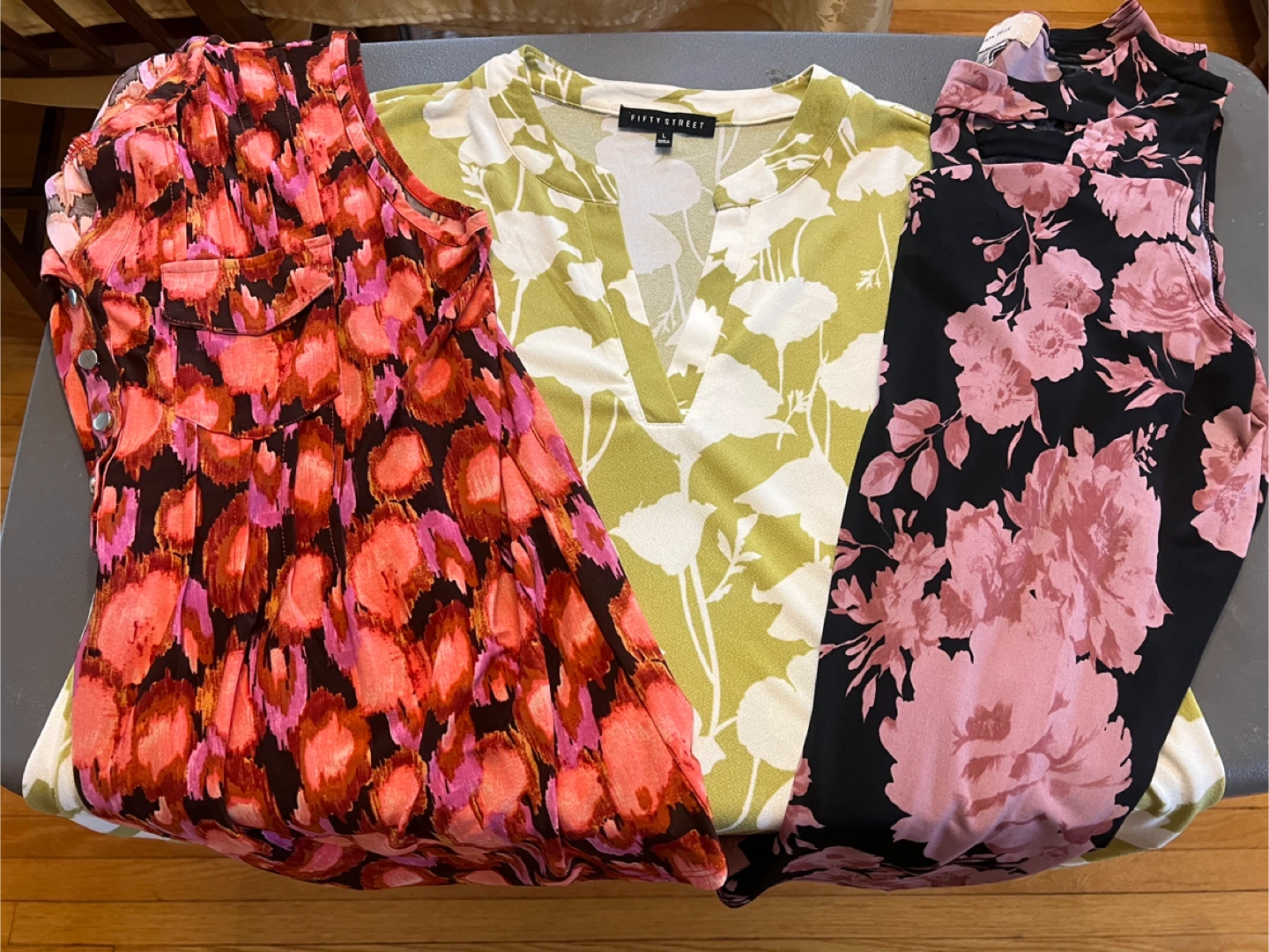 Lot of 3 Women's Tops - Ava & Grace, Fifty Street, Floral Print