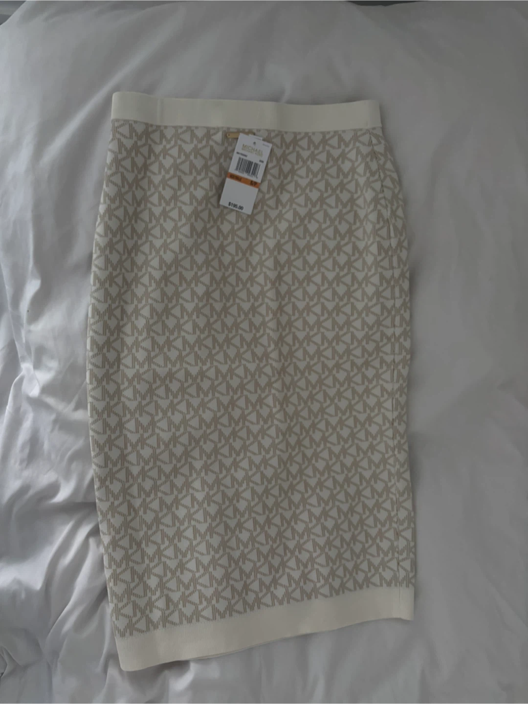 Michael Kors MK Logo Knit Pencil Skirt - Size S/P