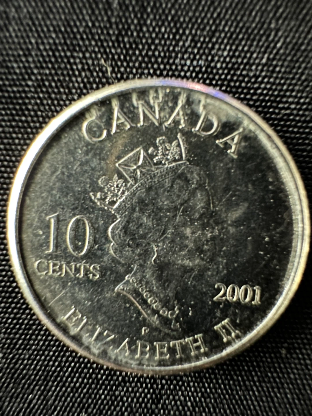 2001 Canada 10 Cents Coin - photo 2