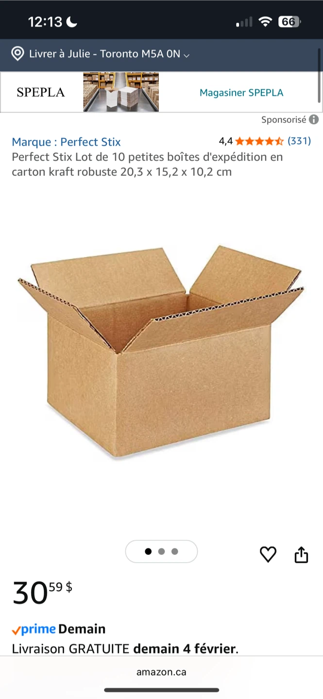 Perfect Stix Kraft Cardboard Shipping Boxes