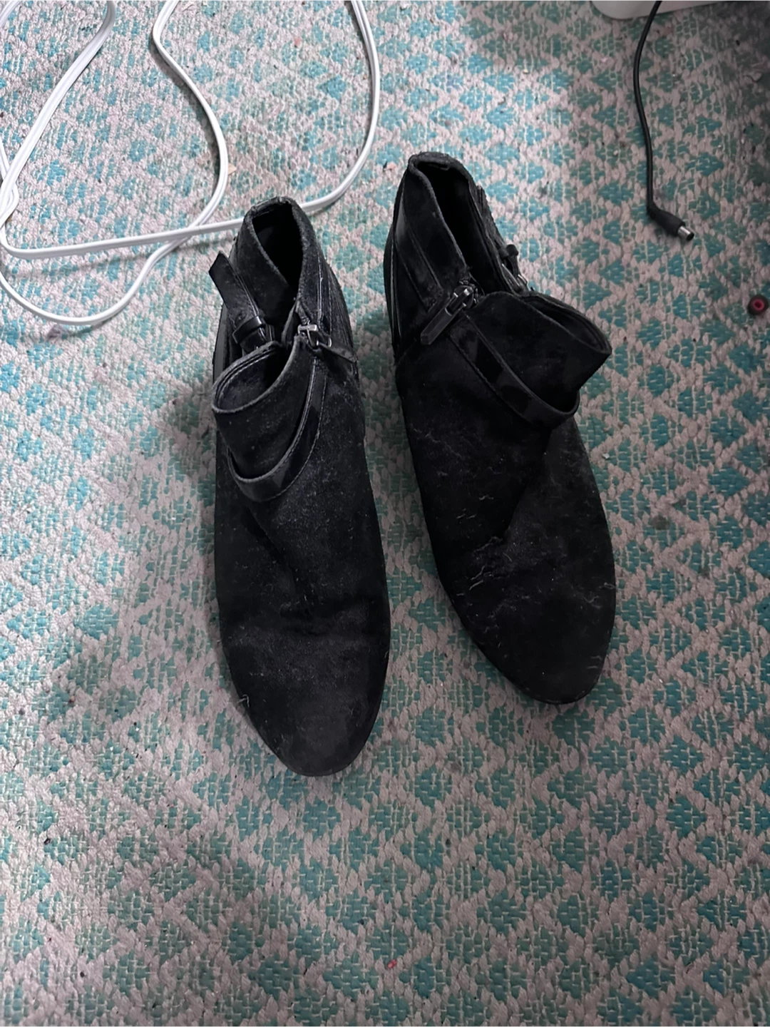 Sam Edelman Black Suede Ankle Boots - photo 3