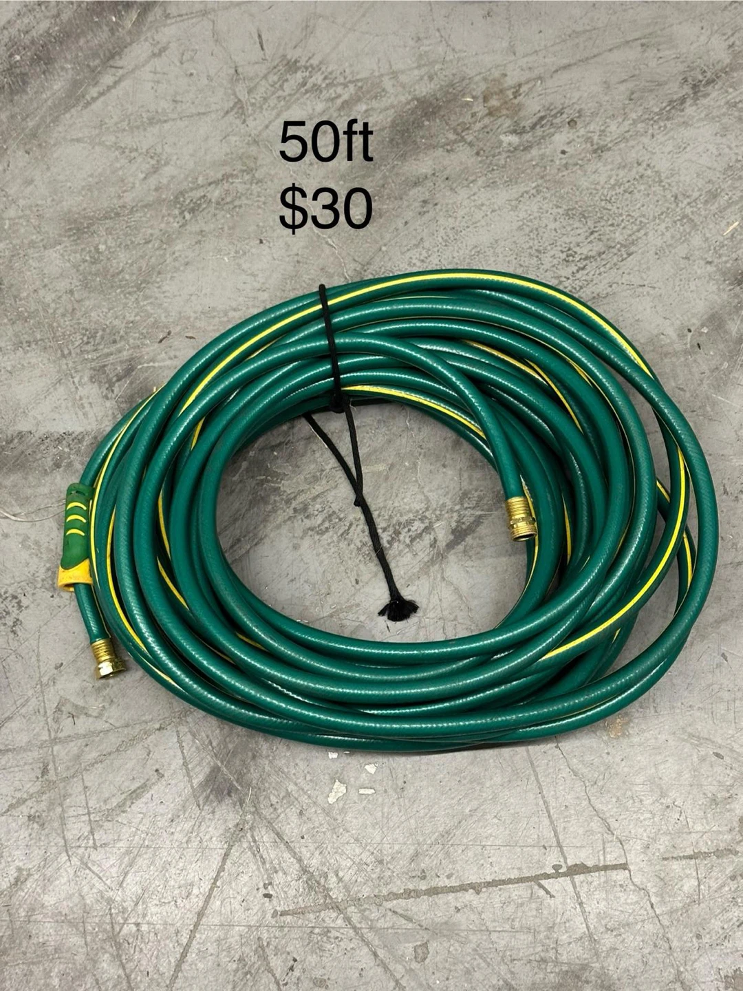 Green 50ft Garden Hose