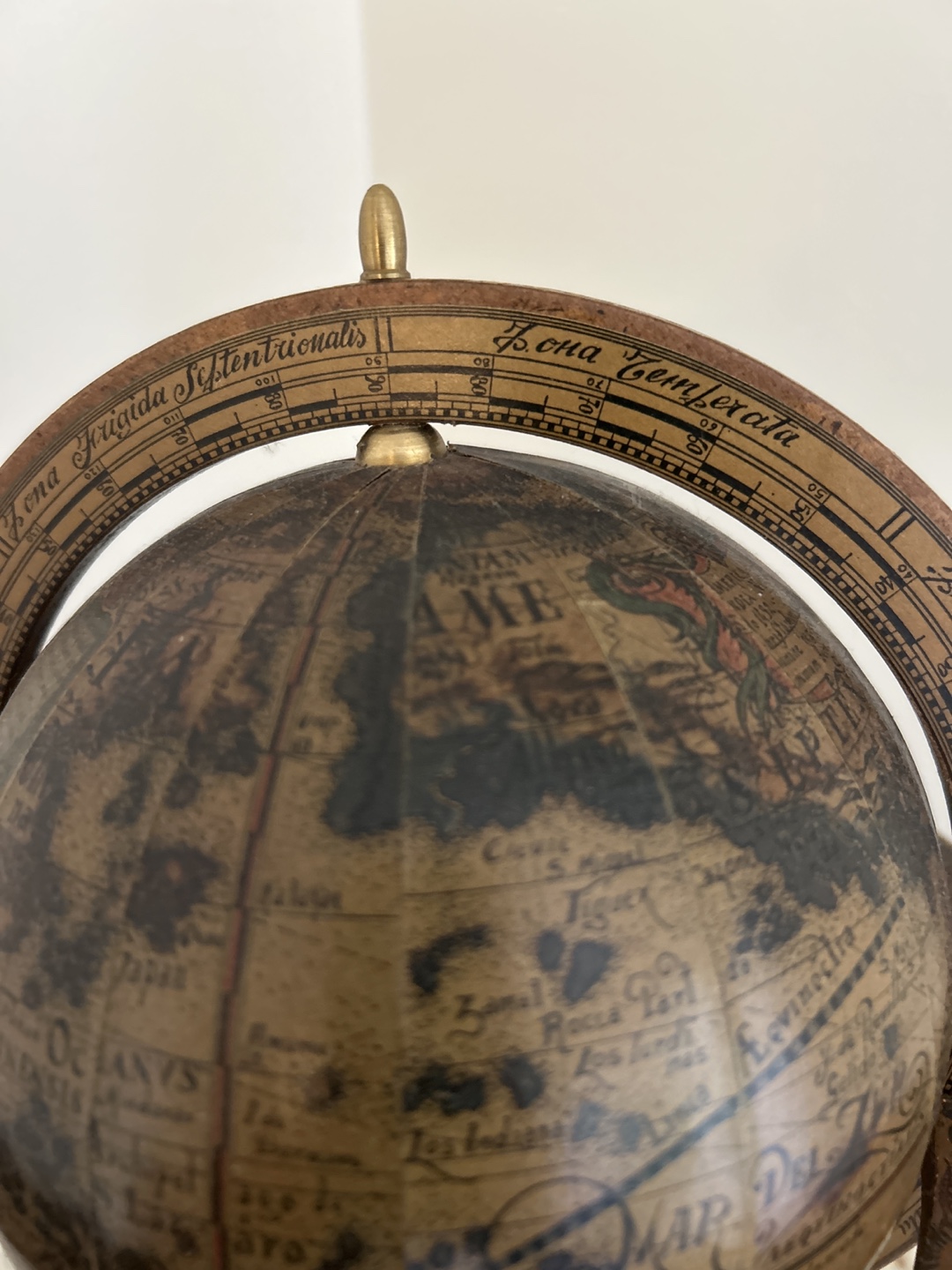Vintage Zodiac Astrology Desktop Globe w/ Stand - photo 2