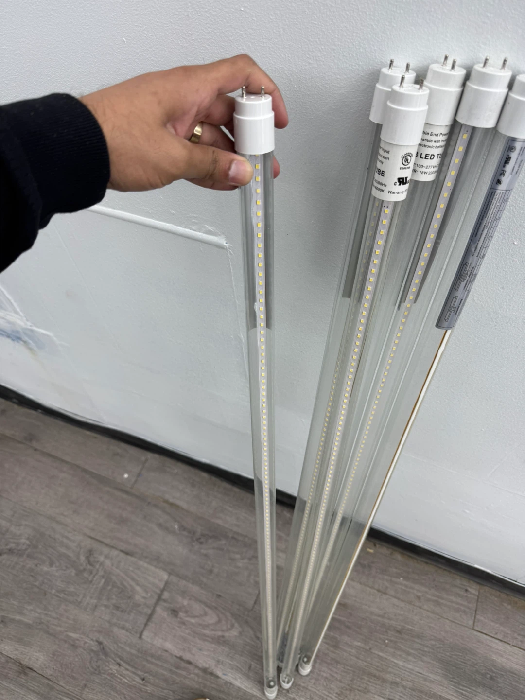 Fixtures with LED T8 LED Tube Lights - 4 ft