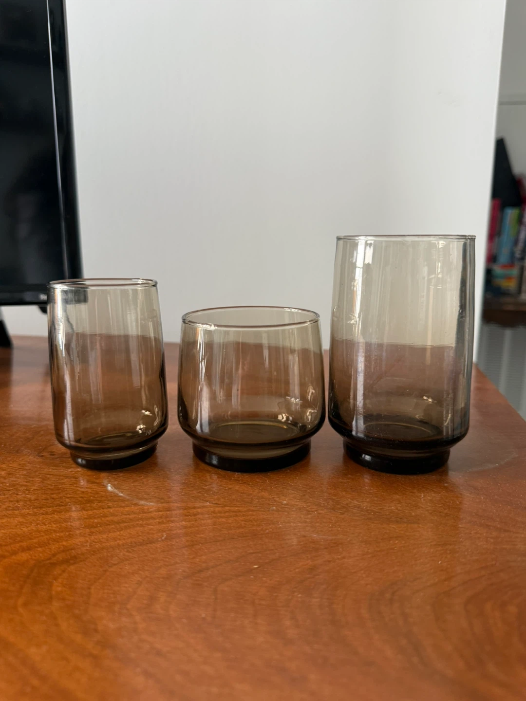 MCM Smoke Tinted Glassware