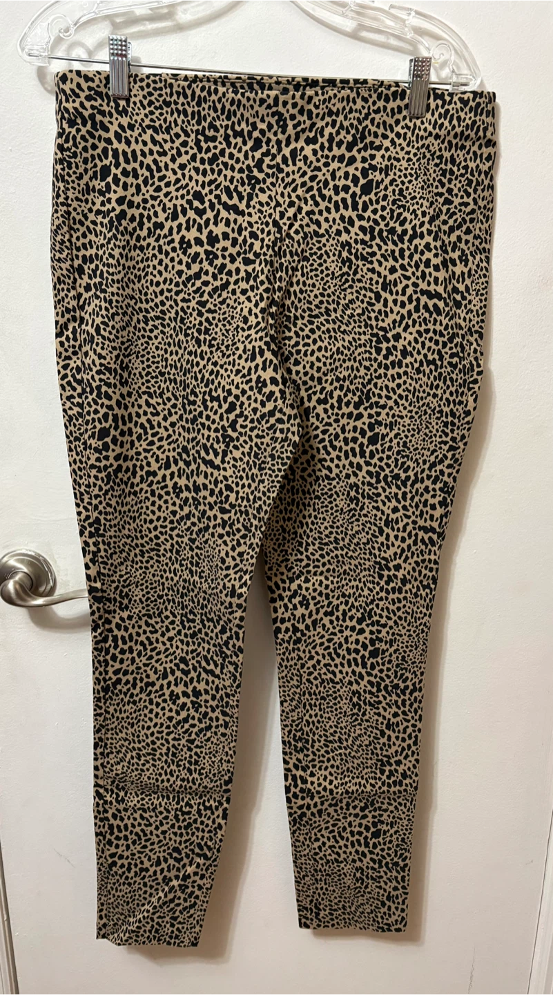 Michael Kors Leopard Print Pants Size L