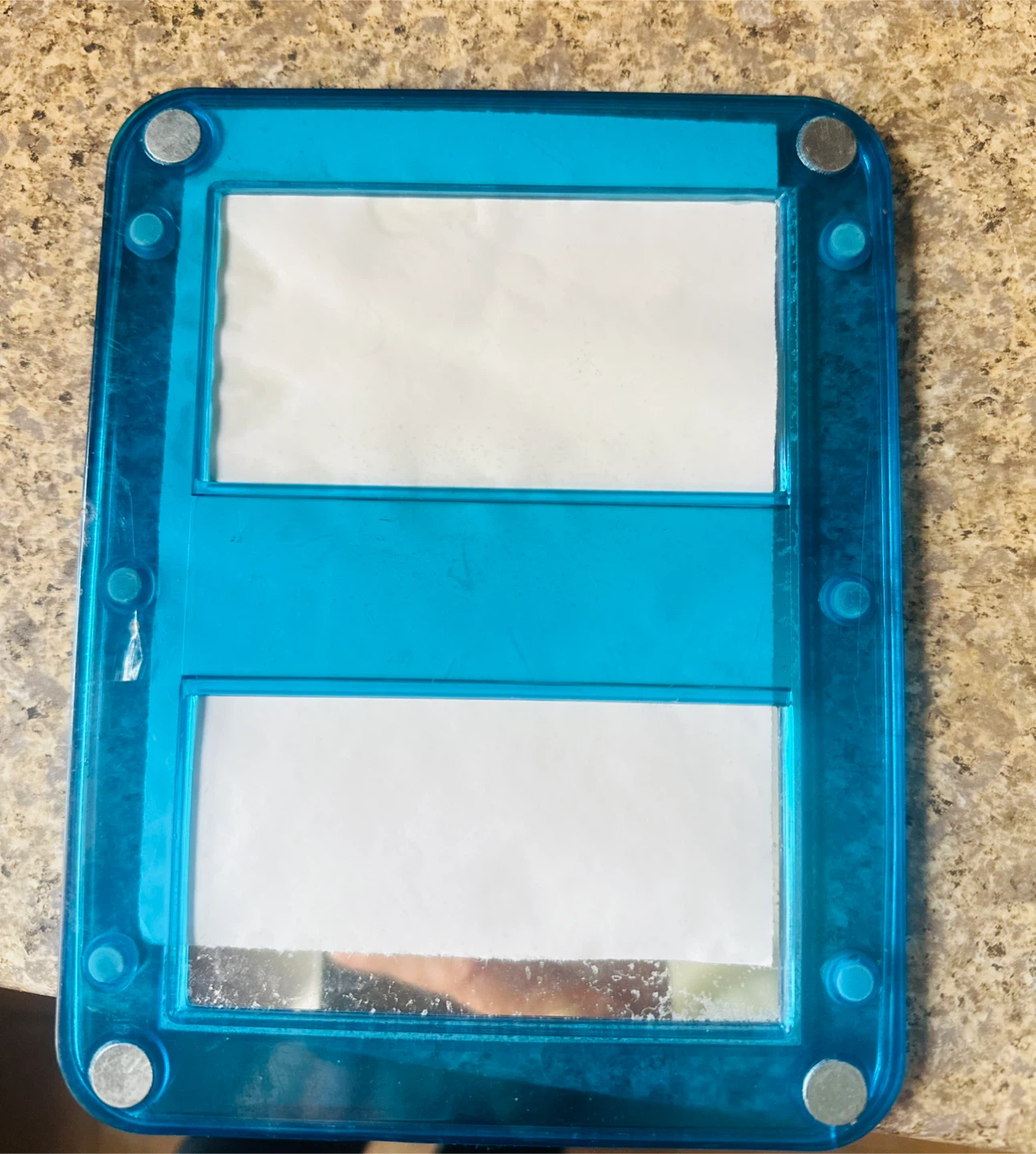 Blue Magnetic Mirror 7”x5.5” - photo 5