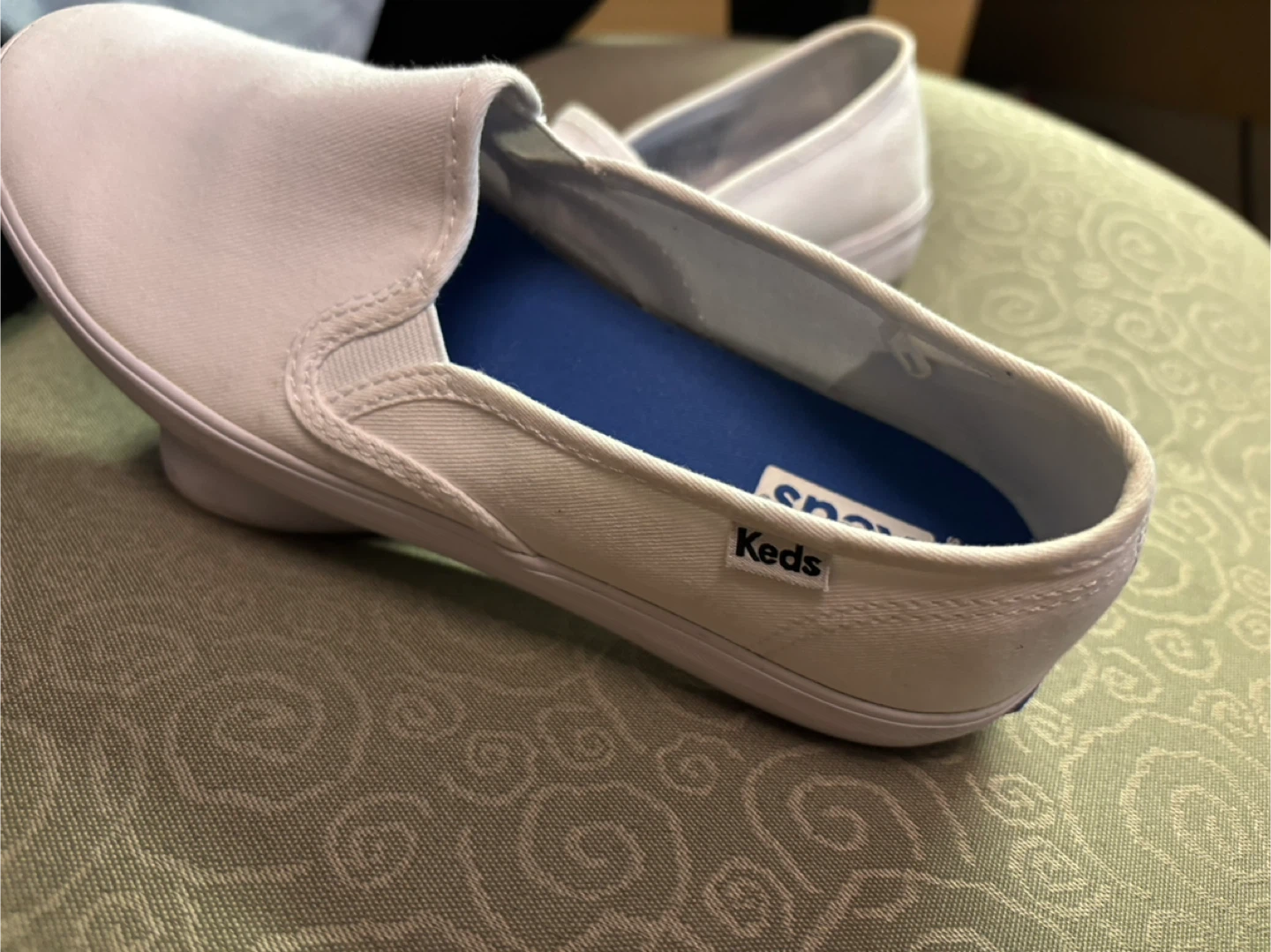 Keds White Canvas Slip-On Sneakers - photo 2