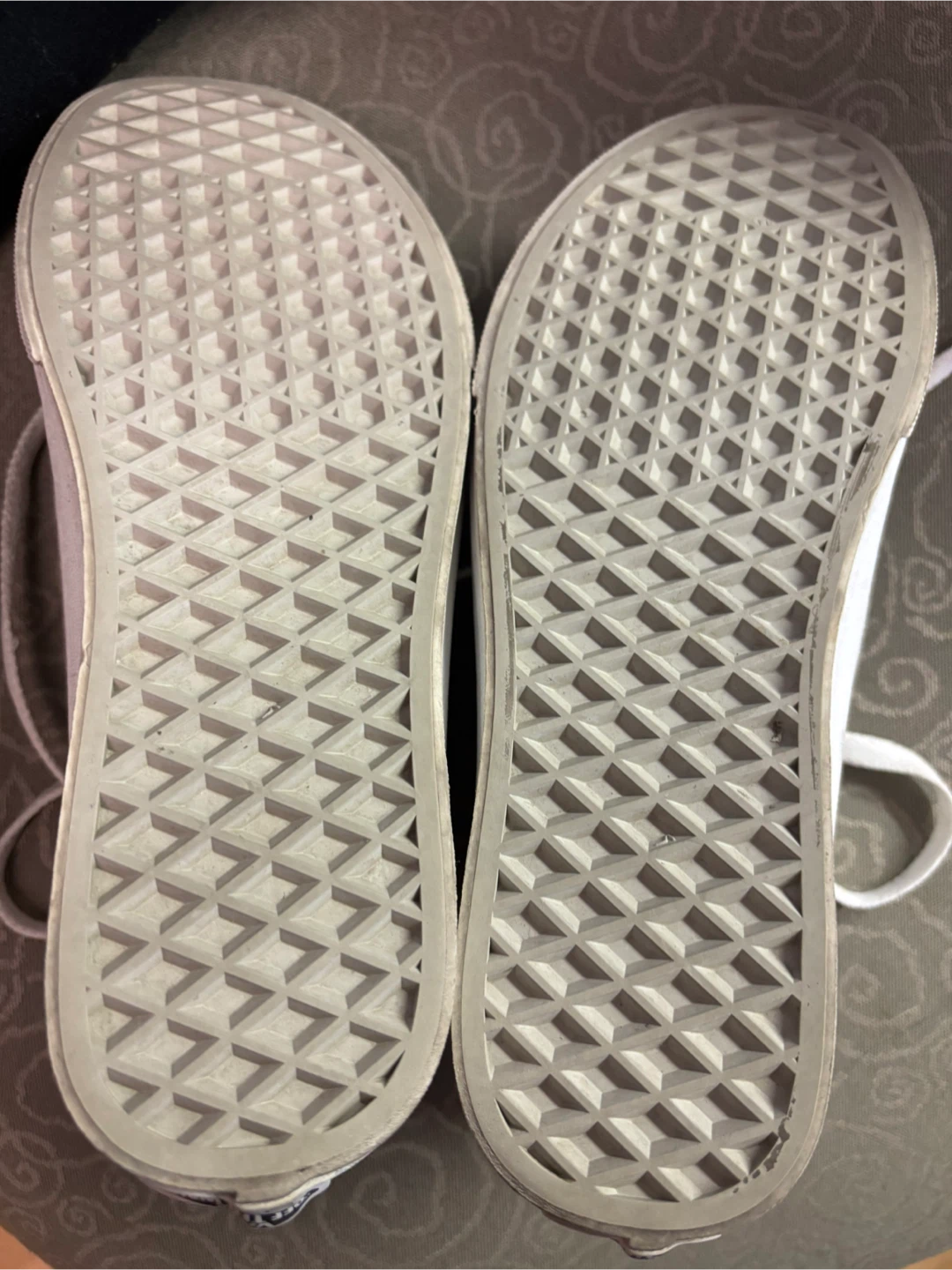 Vans Old Skool White Canvas Sneakers - Women's Size 7 - photo 2