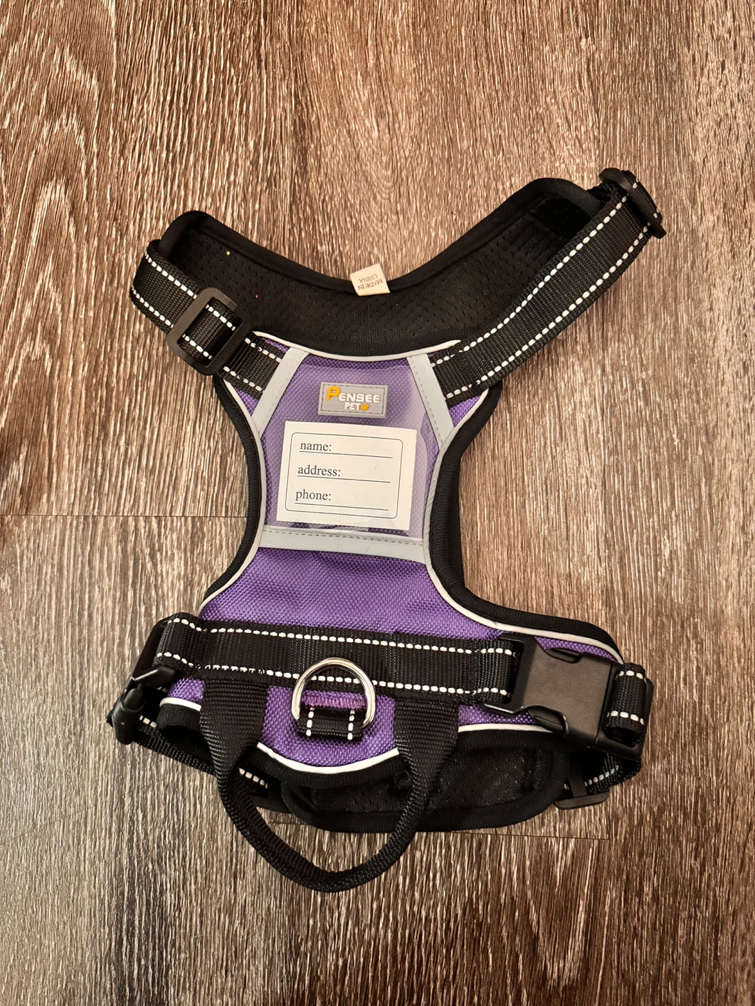 Purple Pensec Pet Dog Harness